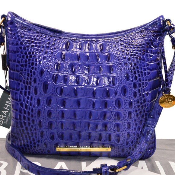 brahmin blue crossbody